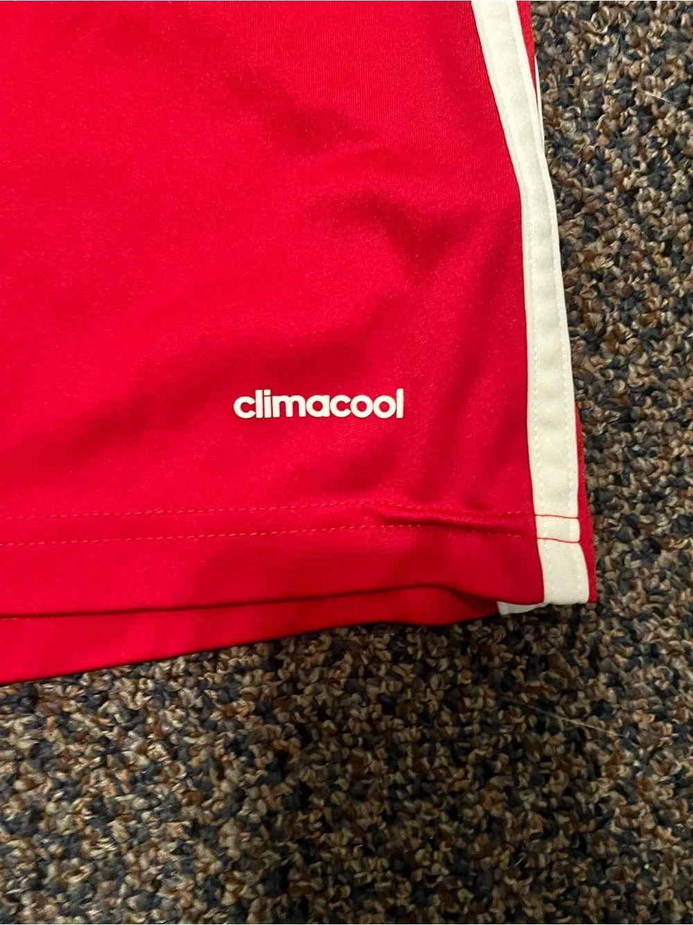 adidas Men’s Red Empire United Soccer Jersey with White Trim